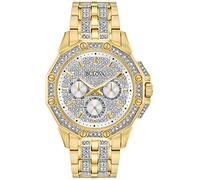 Bulova Orologio Multi-quadrante al Quarzo Uomo con Cinturino in Acciaio Inossidabile 98C126
