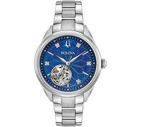 Bulova Orologio Skeleton Automatico Donna con Cinturino in Acciaio Inox 96P191