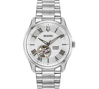 Bulova Orologio Skeleton Automatico Uomo con Cinturino in Acciaio Inox 96A207