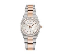 Bulova Surveyor 98R283 Women's Watch, Two-Tone, 31mm, Diamond Accents