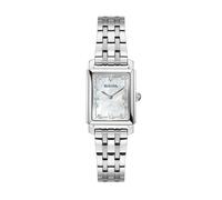 Bulova Sutton 96P244 Women’s Watch - Mother-of-Pearl Dial, 8 Diamonds