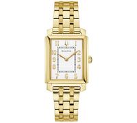 Bulova Sutton 97L186 - Orologio da polso con quadrante bianco dorato, 25 mm