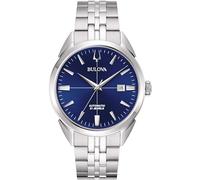 Bulova Sutton Automatic Men's Watch, Blue 96B425, Steel Case And Bracelet