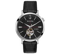 Bulova Uomo Classic Aerojet 96A199, Tono argento/cinturino nero, Sport