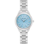 Bulova Orologio Analogico al Quarzo da Donna con Cinturino in Acciaio Inossidabile 96P250