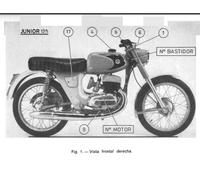 Bultaco Junior 74 125 GT2 130 131 Servizio Manuale 75 Pagine CD Disco Spagnolo