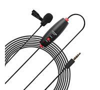 Bulufree LYM-DM1 Mini microfono a condensatore omnidirezionale professionale Microfono video professionale con cavo audio da 6m per Canon Nikon Sony DSLR Camera Camcorder per Phone Samsung Huawei
