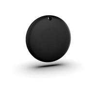BuLuHAHA Air Tag, Smart Tag Localizzatore Bluetooth compatibile con Apple Find My (solo iOS), batteria sostituibile,impermeabile,cerca chiavi,borse,bagagli e animali domestici (Nero, 1 Pack)