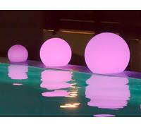 BULY-Lampada da esterno RGB solare ricaricabile, Ø20 cm, colore: Bianco New Garden