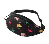 Bum Bag Hand Drawn Dinosaur, Marsupi Leggero Marsupi Tattica Militare Multifunzione Waist Bag Per Sport Sportivo Passeggiate