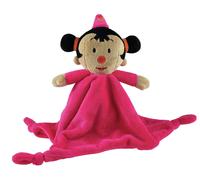 Bumba : knuffeldoekje Bumbina - roze - het vriendinnetje van Bumba