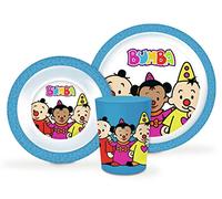Bumba Set di stoviglie per bambini, ciotola, piatto, tazza