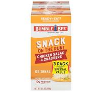 Bumble Bee Snack on the Run Chicken Salad with Crackers, 3.5 Ounce, 3 Count