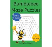 Bumblebee Maze Puzzles: 50+ maze puzzles for kids 4-6 years