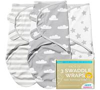 Juicy Bumbles Baby Swaddle Neonato 3-6 mesi - Coperta Avvolgente Neonato Cotone OEKO TEX - Sacco Nanna per Neonati - Wrap Fasciatura Neonato - Sacchetto per il Sonno Accessori e Regali Neonati