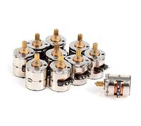 Bumdenuu 10 Pezzi/Pacchetto Mini Motore Stepper 2 4 Fili Motore Stepper Miniatura con Ingranaggio Piccolo Mini Motore Giocattolo Motore Fai da te