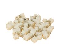 Bumdenuu 100 Pezzi 4.2 MM 6 Pin Testa Pin per Scheda Grafica GPU PCI-E PCIe Connettore di Alimentazione Angolo Retto Attraverso Il Foro Scheda Video