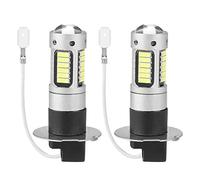 Bumdenuu 2 pezzi H3 super luminoso LED fendinebbia conduit DRL kit di lampadine 6000 K