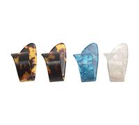 Bumdenuu 4 Pezzi Pua per chitarra dito pollice Mediatore in celluloide Pua pollice per chitarra acustica elettrica spessore