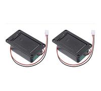 Bumdenuu 9 V batteria scatole per chitarra suono acquirente 9 volt batteria titolare/alloggiamento/vassoio copertura con spina a 2 e contatti