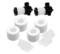 Bumdenuu Filtro 2X + 4 pacchetti filtri compatibili per aspirapolvere Ionflex Duoclean Ic205 If100 If150 If160 If170 If180 If251 If200 If201 If202 If205 Sostituire Xpremf105 0