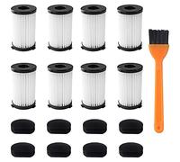 Bumdenuu Filtro di ricambio per aspirapolvere D600 e Handy Force RBT 2761 RBT 2759 con 8 filtri + 8 filtri in schiuma
