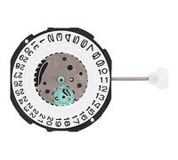 Bumdenuu Movimento 'orologio, movimento delle , movimento al quarzo, SL28 per accessori di riparazione di orologi da uomo (calendario unico), Nero