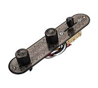 Bumdenuu Piastra di controllo per chitarra caricata tramite interruttore a 3 vie per chitarra nera