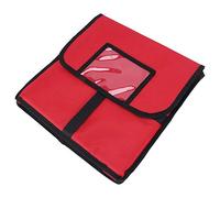Bumdenuu Pizza Isolata Sacchetto di Consegna Cibo Professionale Grande Sacchetto di Consegna Pizza Scatola Pizza Impermeabile Umidità, rosso