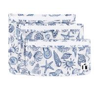 Bumkins Borsa da viaggio, articoli da toeletta, borsa con cerniera approvata TSA, borsa organizer per pannolini per bambini trasparente da quarto, Stampa leopardata E4, Roamio