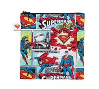 Bumkins DC Comics - Borsa per snack, motivo: Batman, Superman, L