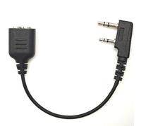 Bumooby Cavo adattatore da M1 a K1 compatibile con radio Motorola M BaoFeng BTECH UV-5R Kenwood a 2 pin NX-1200 NX-1300 NX-P1200 (da M1 a K1)