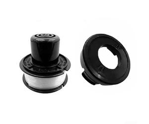 Bump Cap Plus Bobina per Blackdecker St4000 St4050 St4500 String Trimmer Parte di ricambio 682378 a 02 Robusta testa di alimentazione in plastica con gruppo bobina di linea