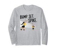 Bump Set Spike Ragazze Pallavolo Giocatore Donne Pallavolo Squadra Maglia a Manica