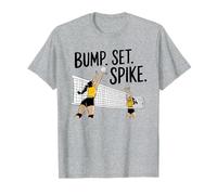 Bump Set Spike Ragazze Pallavolo Giocatore Donne Pallavolo Squadra Maglietta