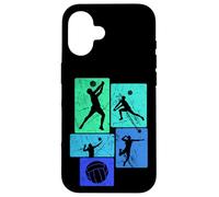 Bump Set Spike Repeat Pallavolo Magliette per Ragazze Donne Ragazzi Custodia per iPhone 16