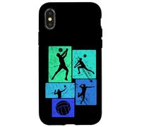 Bump Set Spike Repeat Pallavolo Magliette per Ragazze Donne Ragazzi Custodia per iPhone X/XS