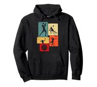Bump Set Spike Repeat Pallavolo Magliette per Ragazze Donne Ragazzi Felpa con Cappuccio