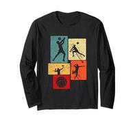 Bump Set Spike Repeat Pallavolo Magliette per Ragazze Donne Ragazzi Maglia a Manica