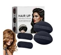 Bump Up Hair Clip, inserti per bump a base di capelli, 4x Inserti di styling a base di capelli, 4 pacchetti di accessori intrecciati intrecciati invisibili per le ragazze acconciature Lady Dayvery Usa