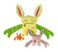 Bumpas 3 Pack include: Animale cuscino ripieno ponderato con a sorpresa Bumpaloo e Thumper - peluche morbido e coccolone per comfort e supporto senso