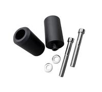 bumper Guard Blocks frame Sliders for YZF 600R Thundercat 1996-2007 | For YZF 600, YZF 600R, Thundercat, Anti-Crash Falling Protectors, Parts Caps, Black Fibre Look(BLACK)