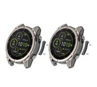 Bumper in metallo anticollisione per Garmin Fenix 8/Fenix 8 Pro 51 mm, evita collisioni Crashproof per Garmin Quatix 8/Tactix 8 51 mm accessori di protezione (grigio+grigio)