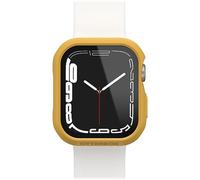 Bumper OtterBox Eclipse con Protettore schermo in Vetro Temperato integrato per Apple Watch Series 9/8/7-41mm, antishock e cadute, protettivo per schermo e bordi dell' Apple Watch, Giallo
