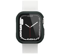Bumper OtterBox Eclipse con Protettore schermo in Vetro Temperato integrato per Apple Watch Series 9/8/7-41mm, antishock e cadute, protettivo per schermo e bordi dell' Apple Watch, Verde/Grigio