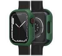 Bumper OtterBox Eclipse con Protettore schermo in Vetro Temperato integrato per Apple Watch Series 9/8/7-45mm, antishock e cadute, protettivo per schermo e bordi dell' Apple Watch, Verde Scuro