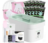 BUMPLYBEE Macchina per cera paraffinica per mani e piedi, 7000 ml, per mani e piedi, con 10 ricariche per bagno di paraffina all'aloe vera, regalo ideale per le donne
