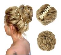 Bun Extension Clips, Bun Hair Pieces for Women, Wavy Claw Clip Messy Bun Hair Piece For Women, Natural Fake Extensions, Claw Clip Ponytail Extension (1)