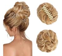 Bun Hair Pieces for Women, Bun Extension Clips, Messy Bun Hair Piece, Claw Clip Ponytail Extension, Soft Hairs Buns Hairpieces for Women Daily Wear (SW283-105)