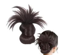 Bun Wig, Hairpieces, 40cm Compact Portable Comfortable Faux Hair Extensions, Fake Updo for Women, Messy Style, Stylish Look, Travel & Party Ready, Easy Hair Styling Updo